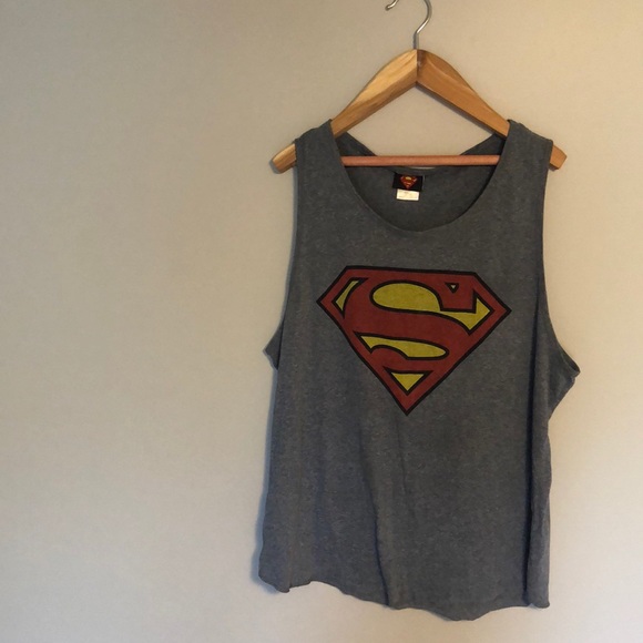 3/$25 Superman tank top